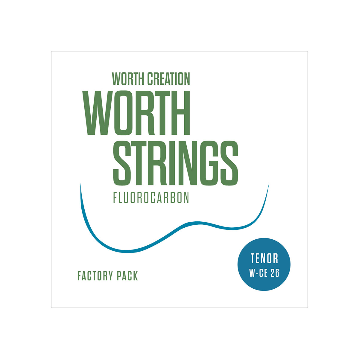 Струны для укулеле Тенор Worth Fluorocarbon W-CE26 Factory pack